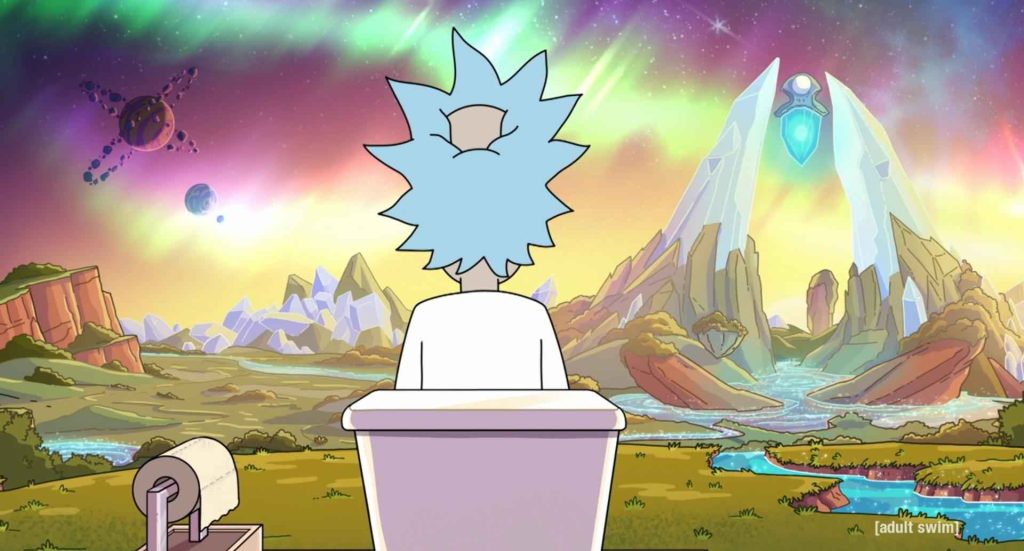 Rick and Morty season 4 Episode 2 The Old Man and The Seat